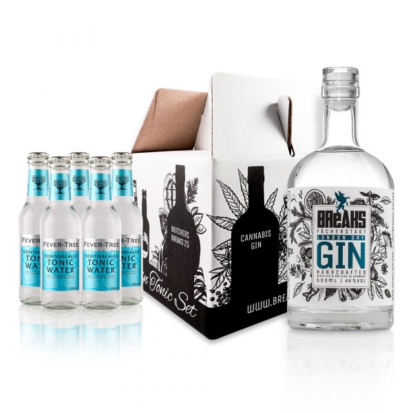 Genie Er Set Premium Dry Gin 500ml Gin Tonic